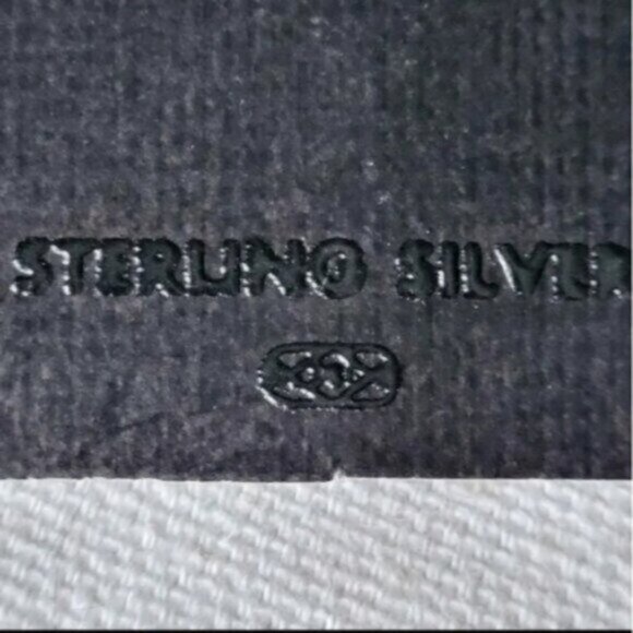 Sterling Silver Hoop Earrings NWT - Picture 6 of 6